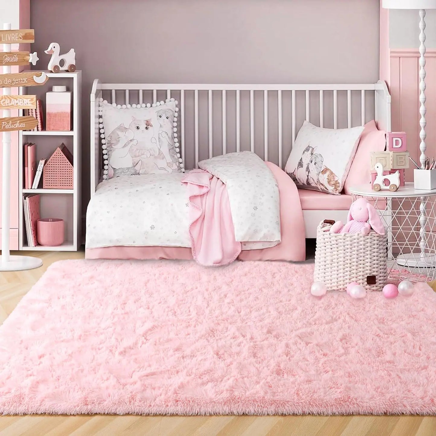 Fluffy Rugs Non Slip Rugs for Hardwood Floors Room Decor