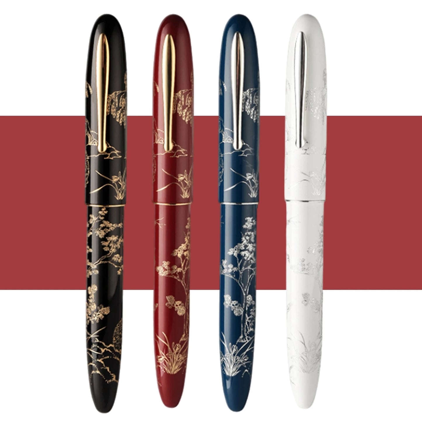 Fountain Pen Rabbit Year with Gold Carving