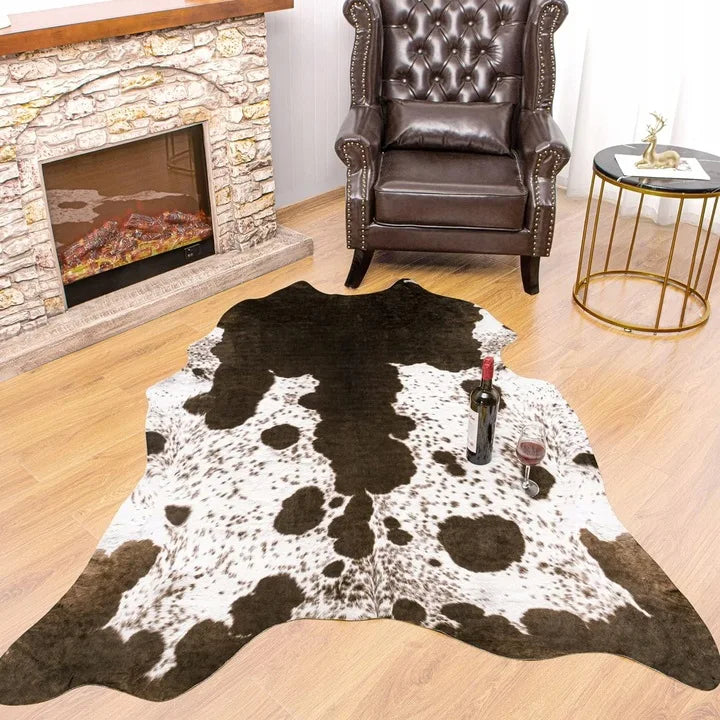 American style Animal Print Rug faux fur