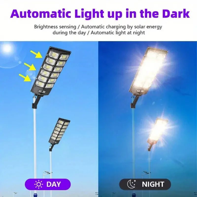 Patio Ultra Powerful Solar Lamp With Remote Control