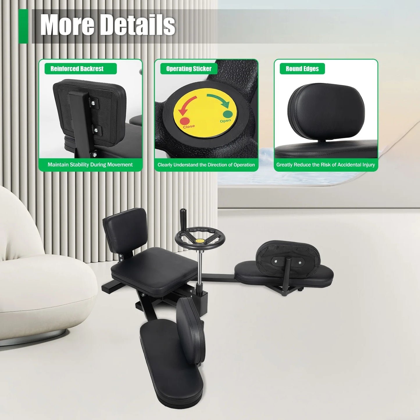 Leg Stretcher Fitness Training Equipment