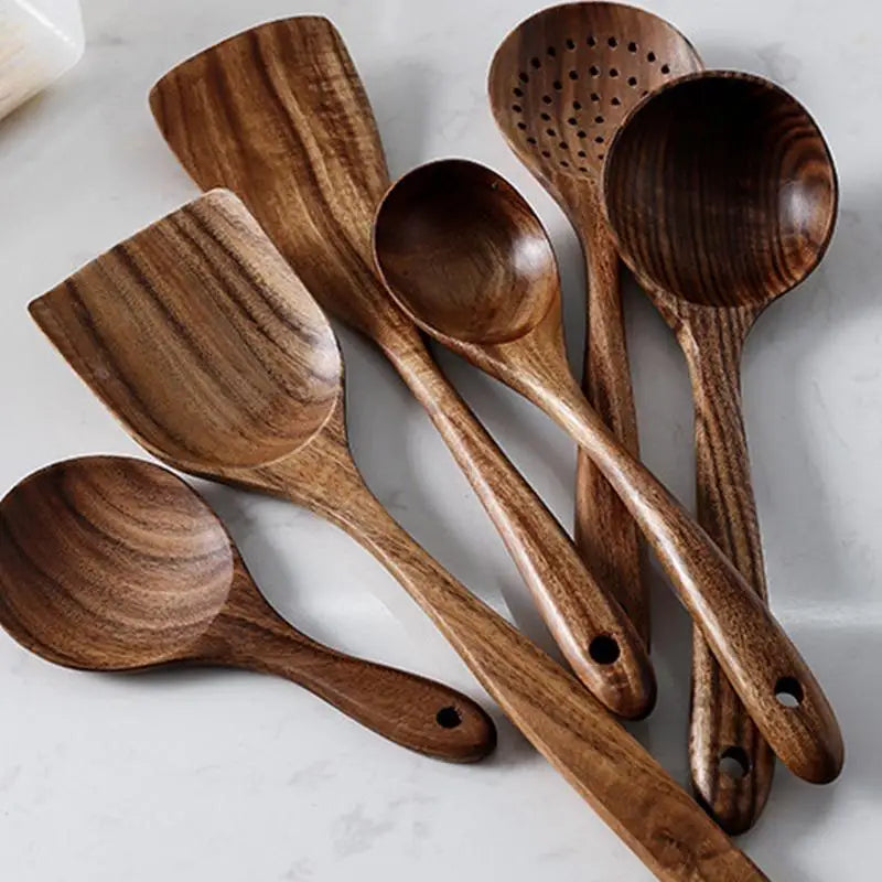 Natural Wooden Cooking Spoons