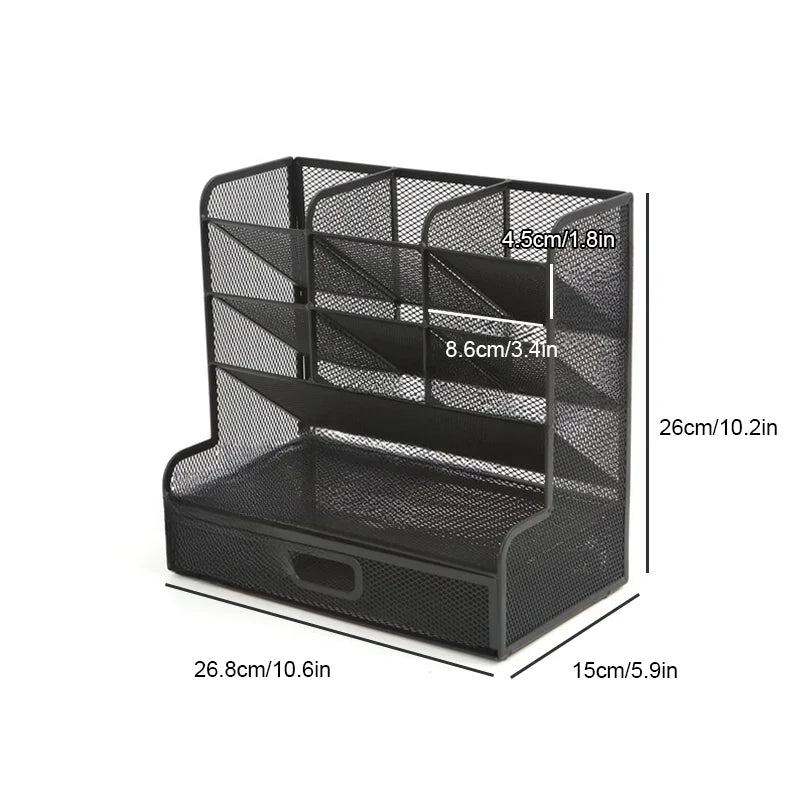 Desktop Stationery Storage Rack