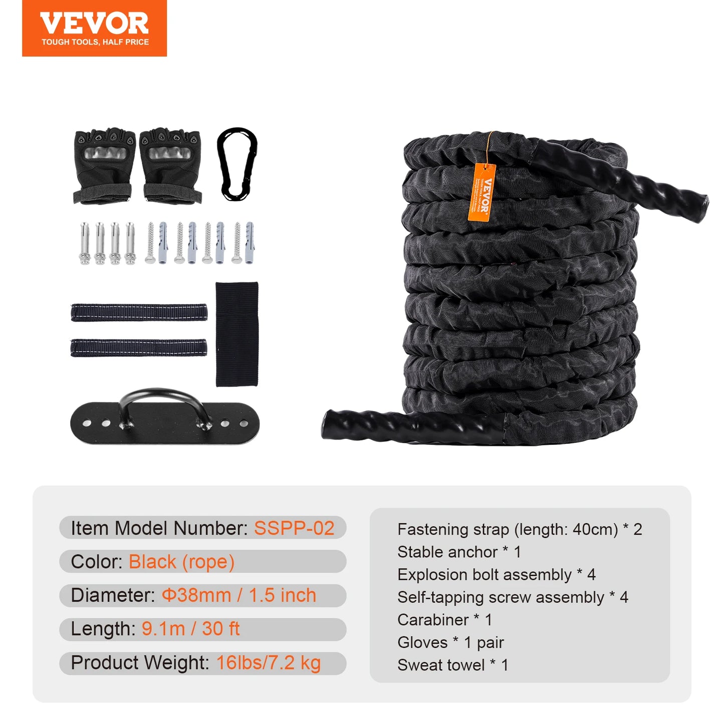 Battle Rope Exercise Equipment