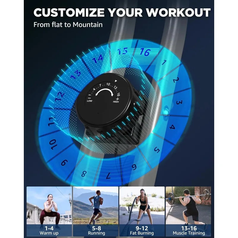 Lightweight Foldable Exercise Bike for Small Places
