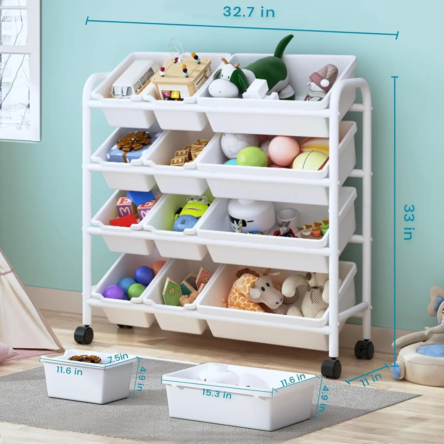 Kids Toy Storage Organizer