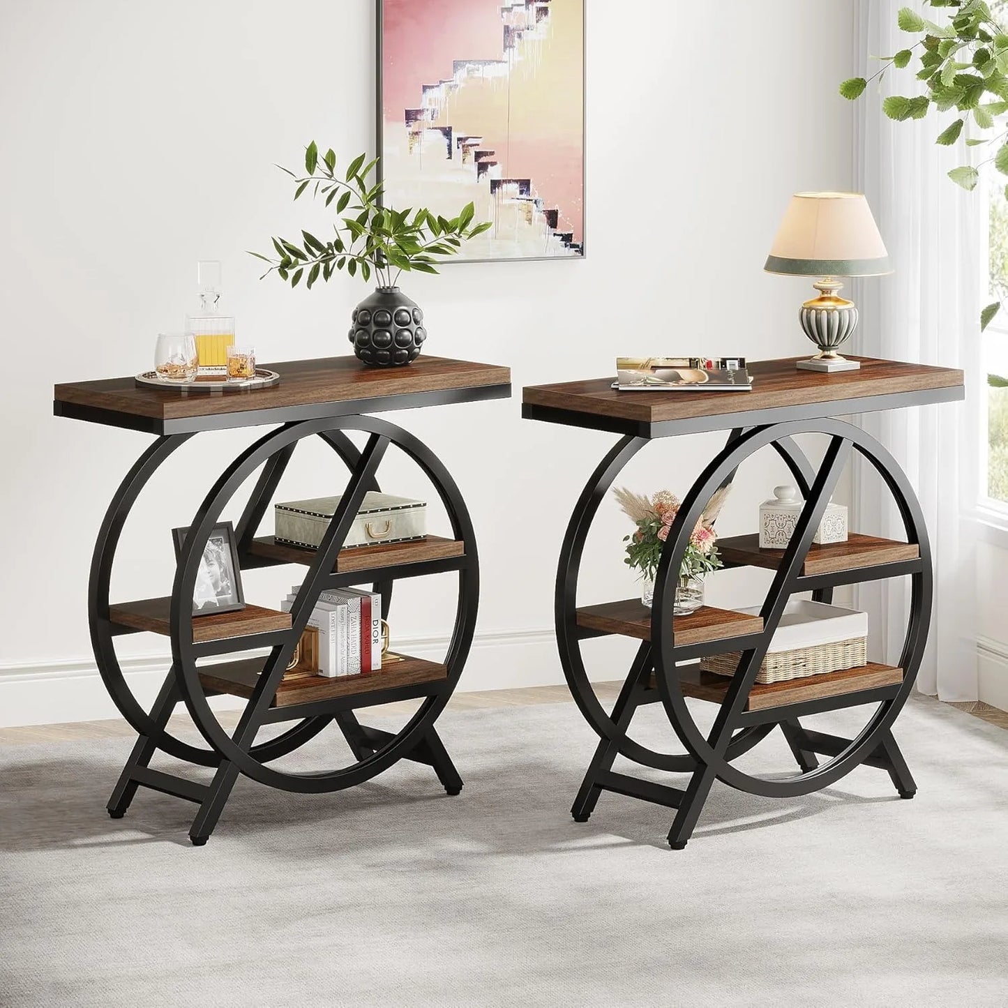 Side Table with Storage