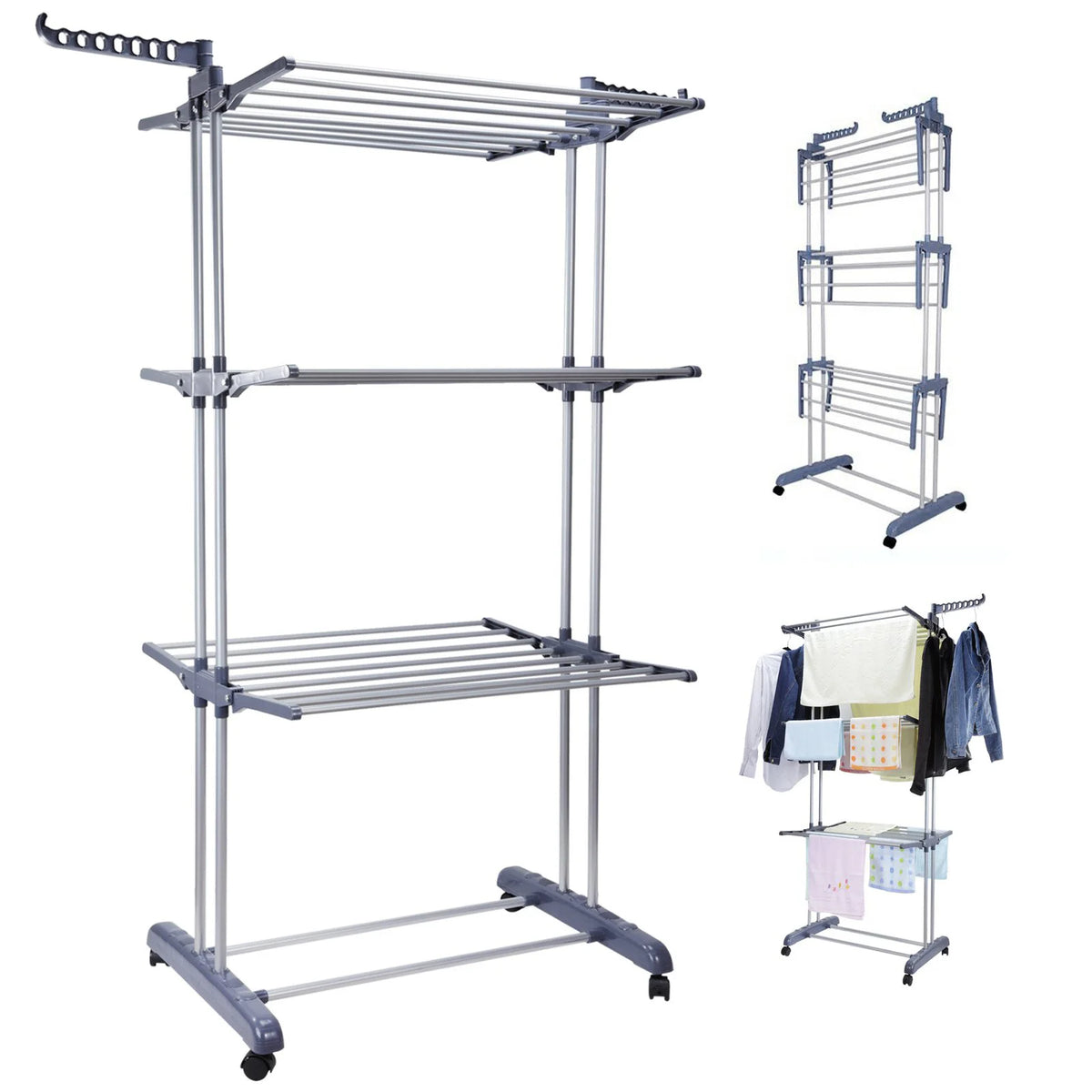 Foldable Wings Dryer Clothes Space