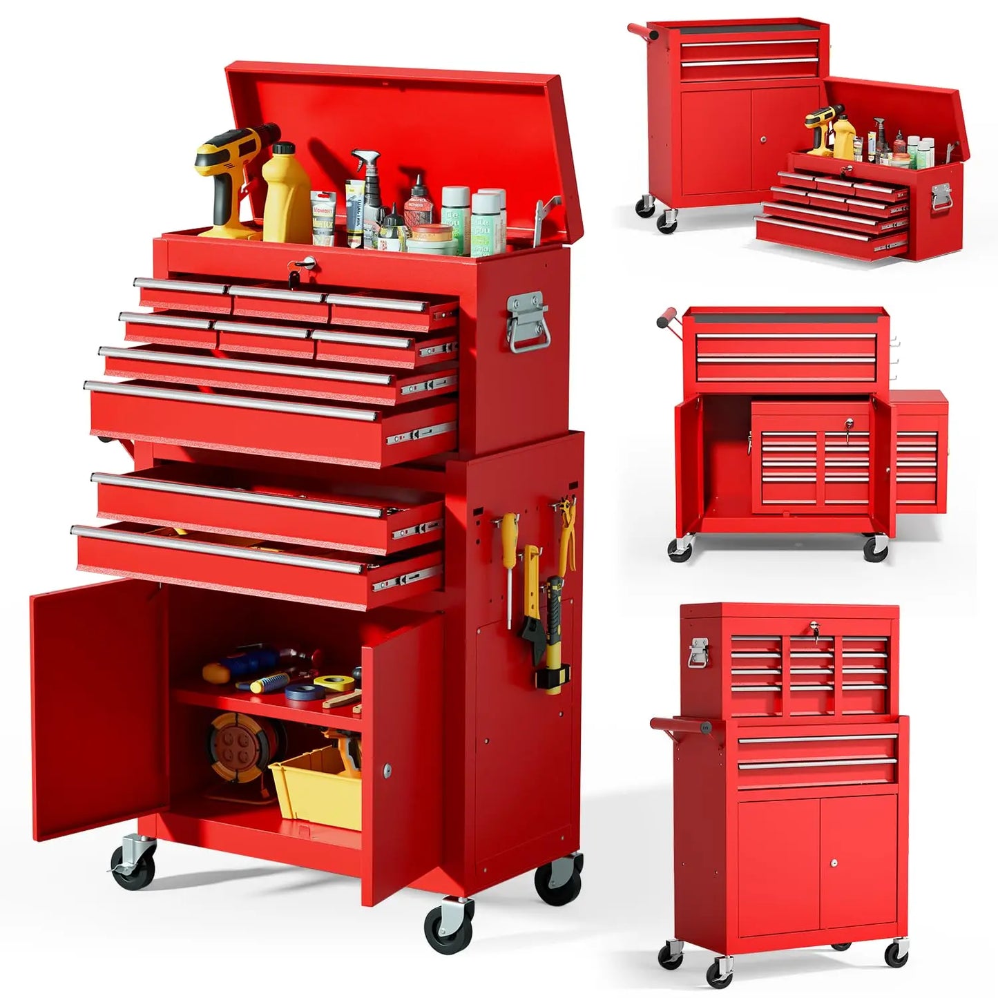 Rolling Tool Chest with Wheels