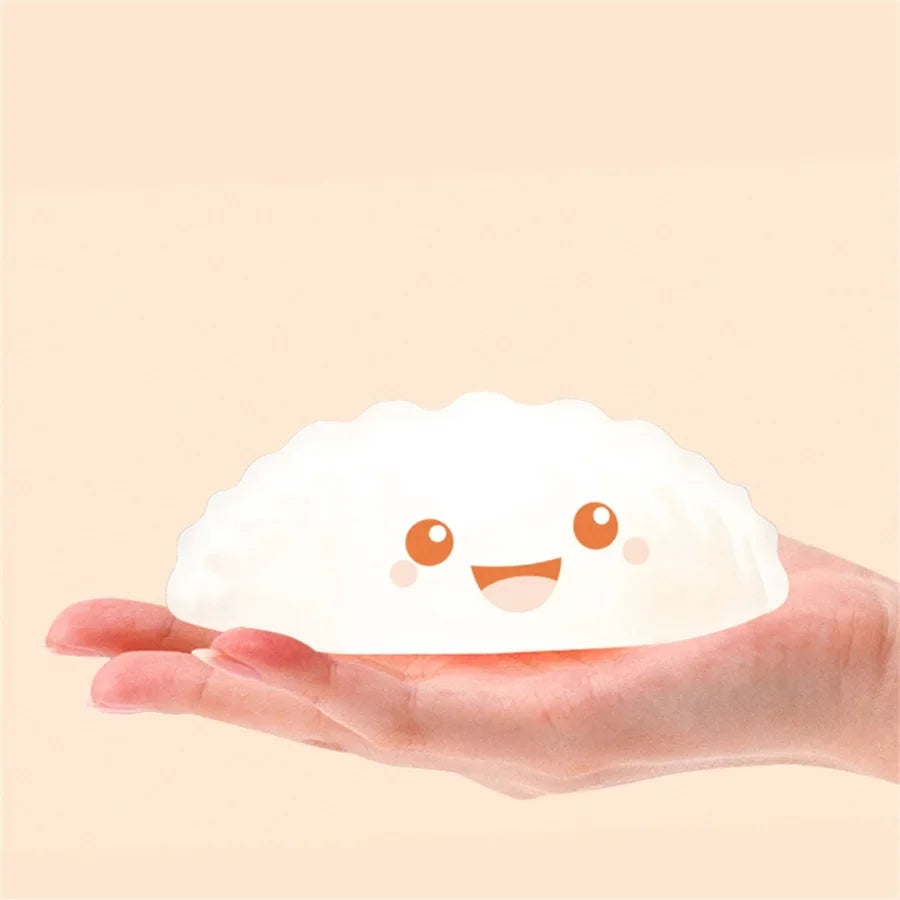 Cute LED Bun Dumpling Night Light