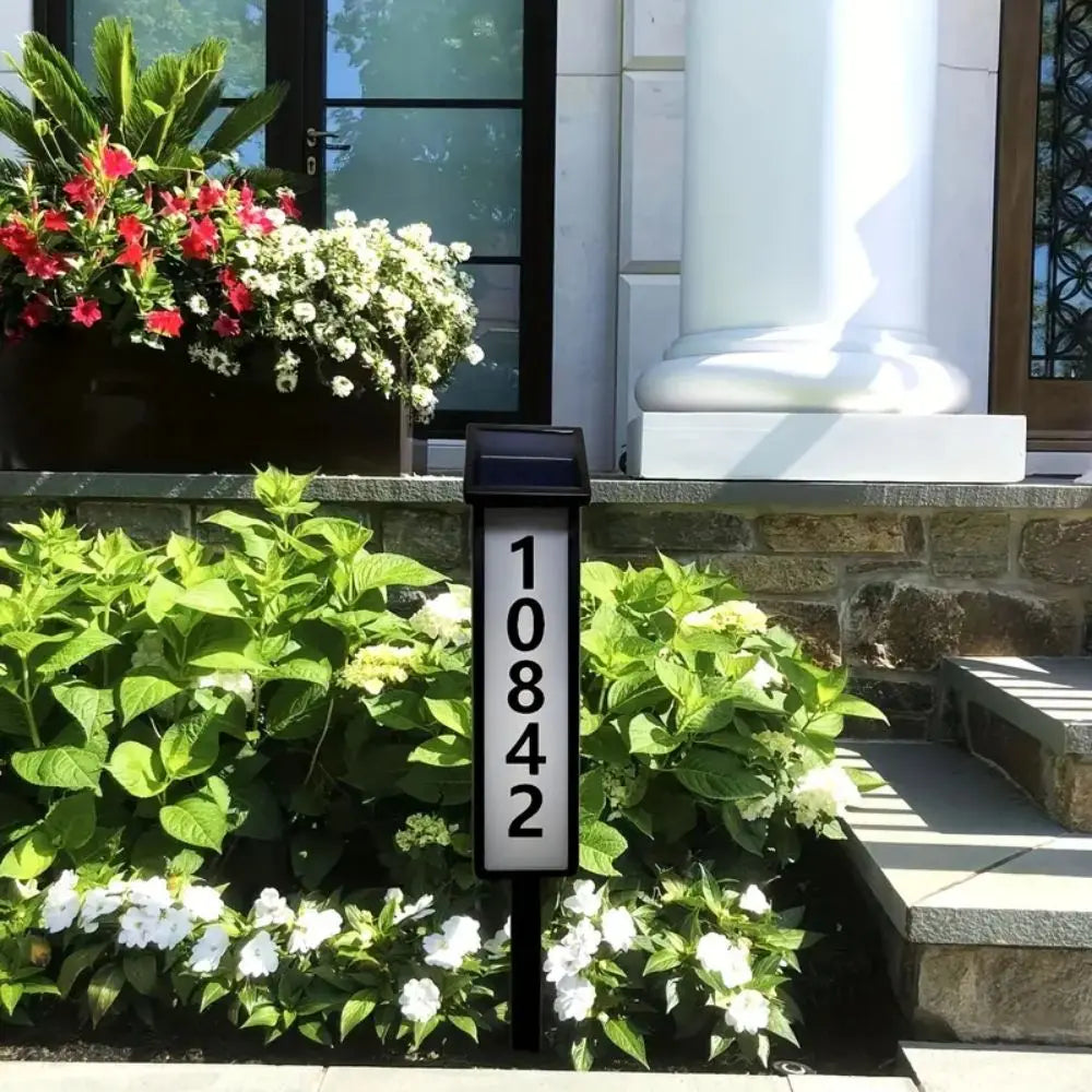 Front Patio House Number LED Light