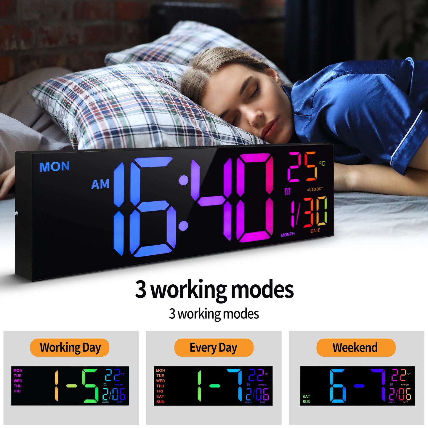 Big LED Display with Remote Clock