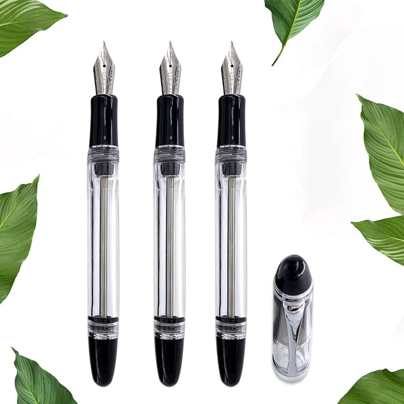 Translucent White Fountain Pen Vacuum Filling Fountain-Pen