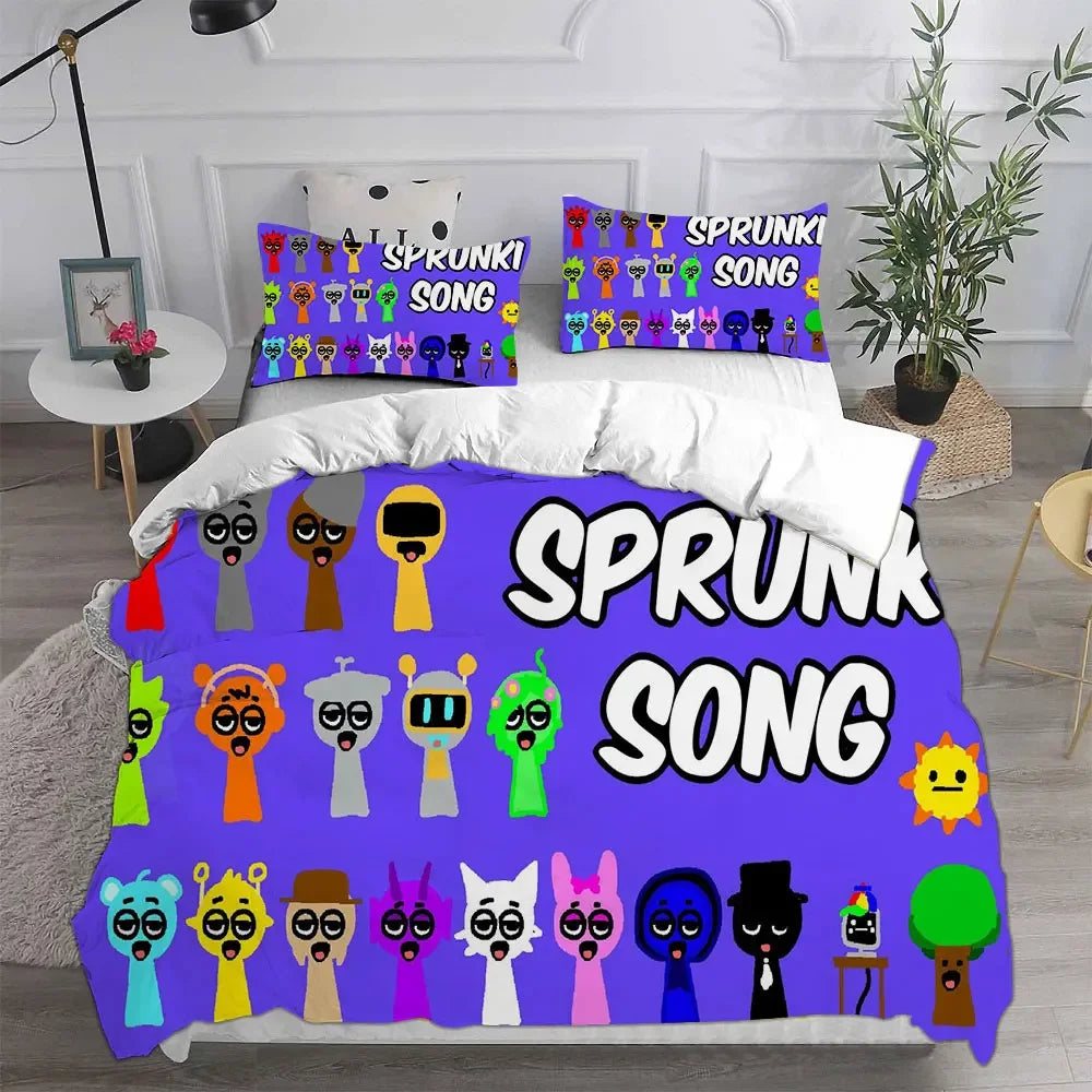 Game Sprunki Bedding Sets