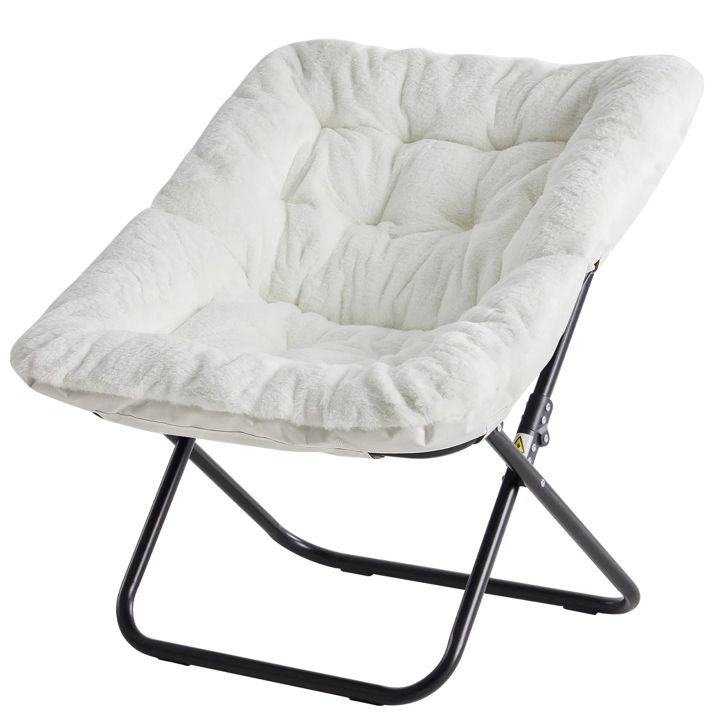 Large Size Cozy Soft Faux Fur Saucer Chairs