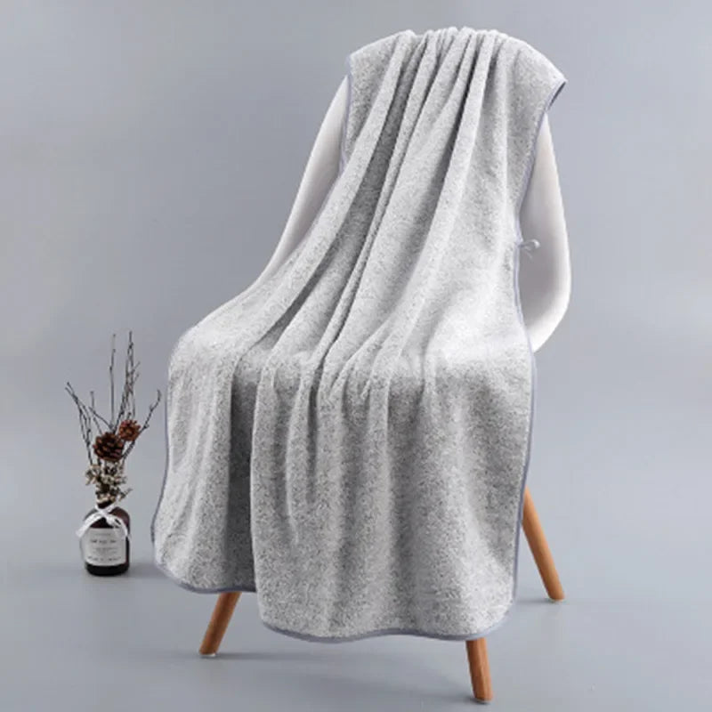 Bamboo Charcoal Coral Velvet Bath Towel