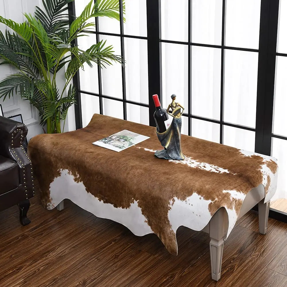 American style Animal Print Rug faux fur