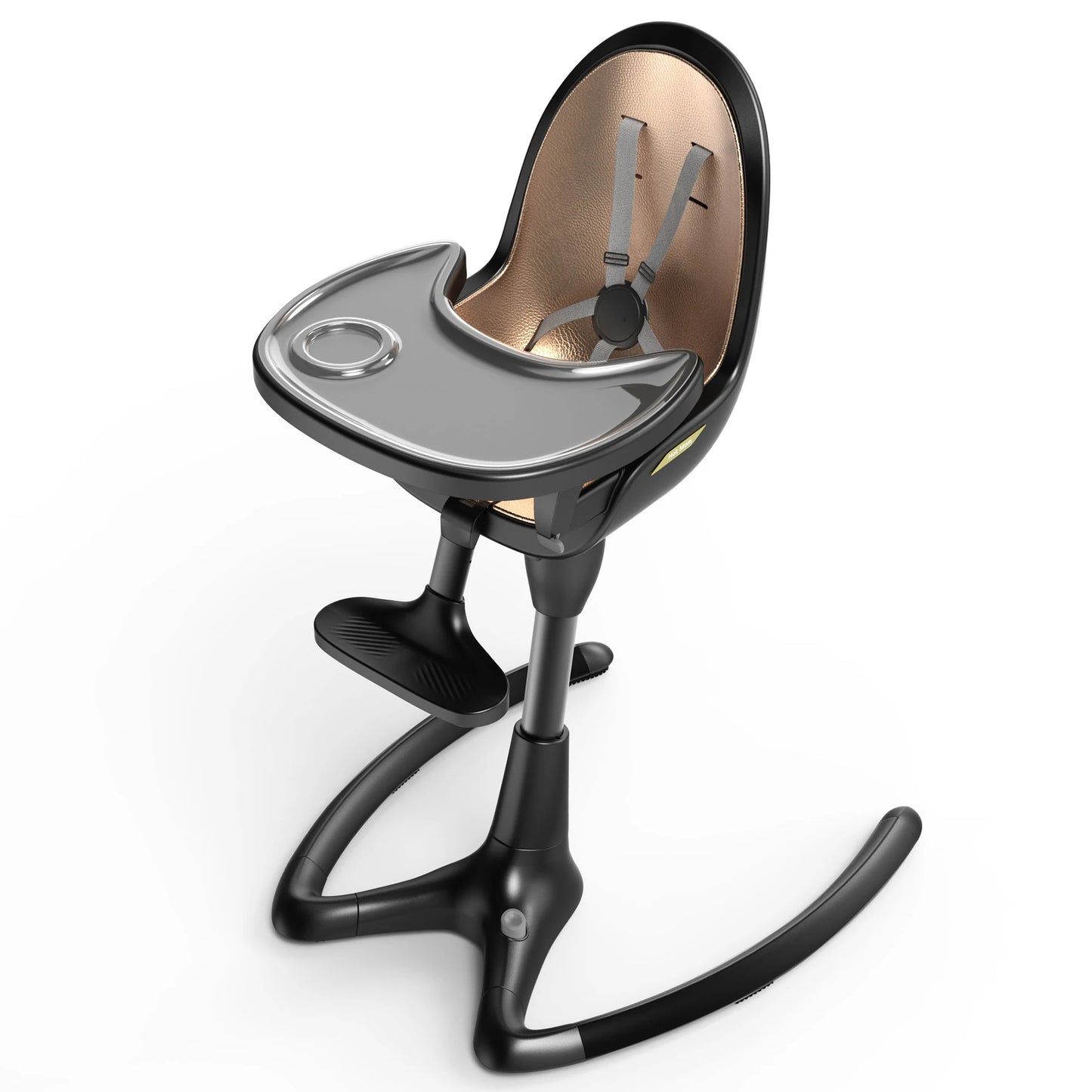 Baby Adjustable High Chair with Leather Cushion