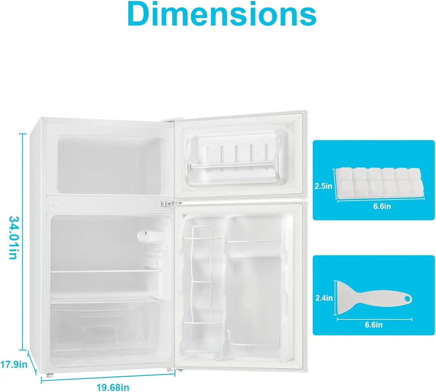 Mini Fridge with Freezer