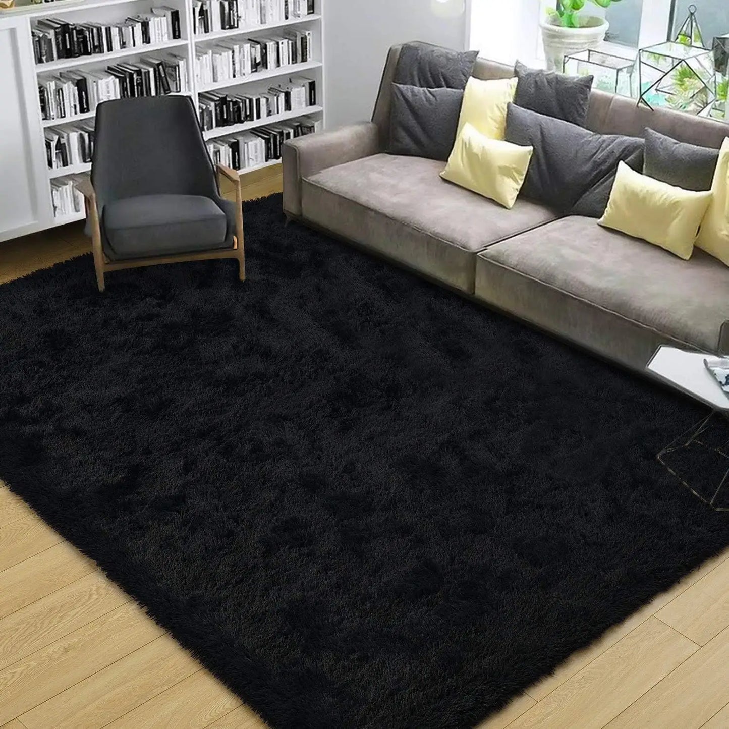 Fluffy Rugs Non Slip Rugs for Hardwood Floors Room Decor