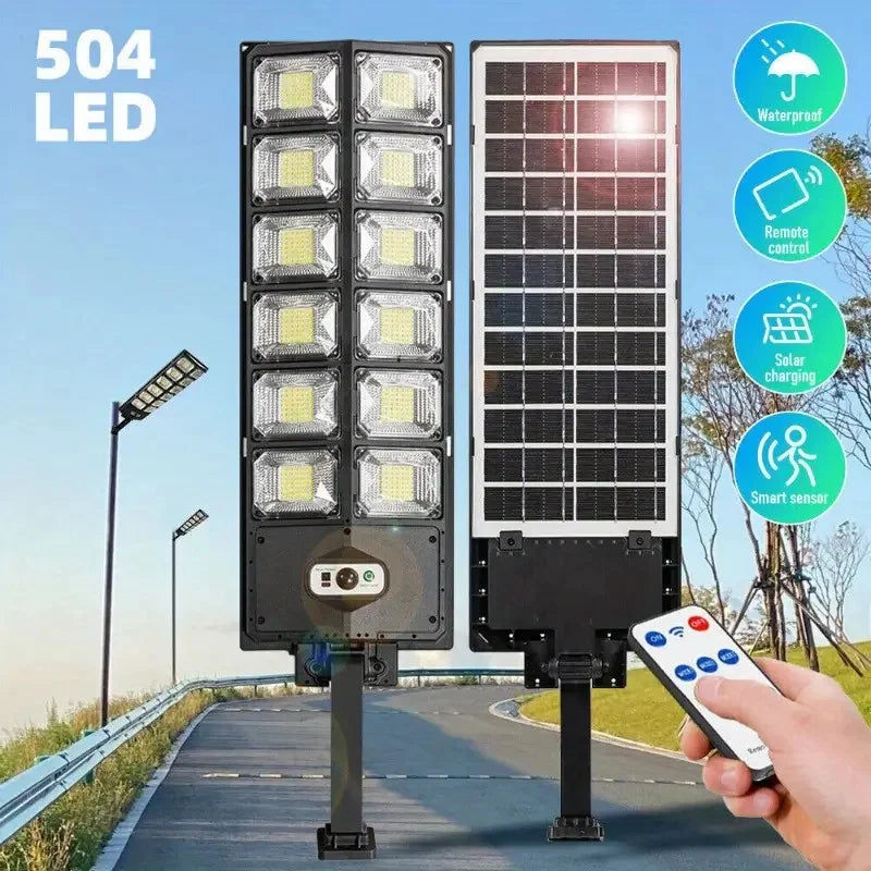 Patio Ultra Powerful Solar Lamp With Remote Control