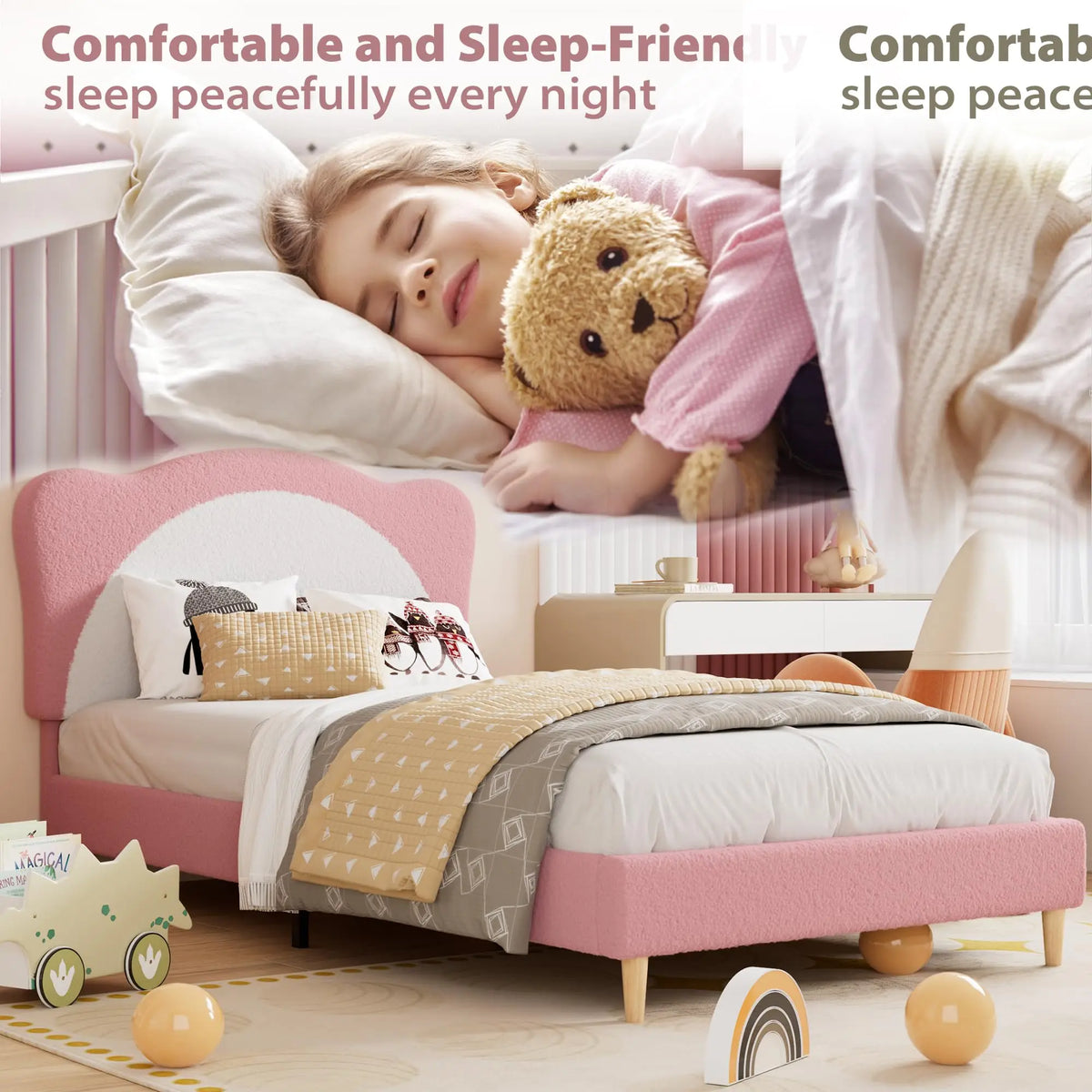 Upholstered Platform Bed Frame