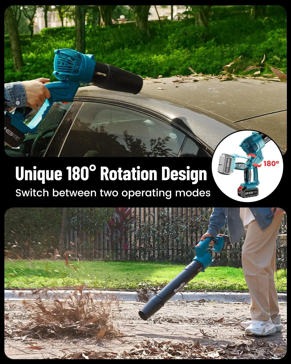 Electric String Trimmer Leaf Blower Combo Kit