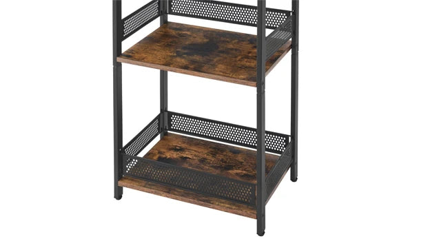 3-Tier Bathroom Floor Storage Shelf with Drawer