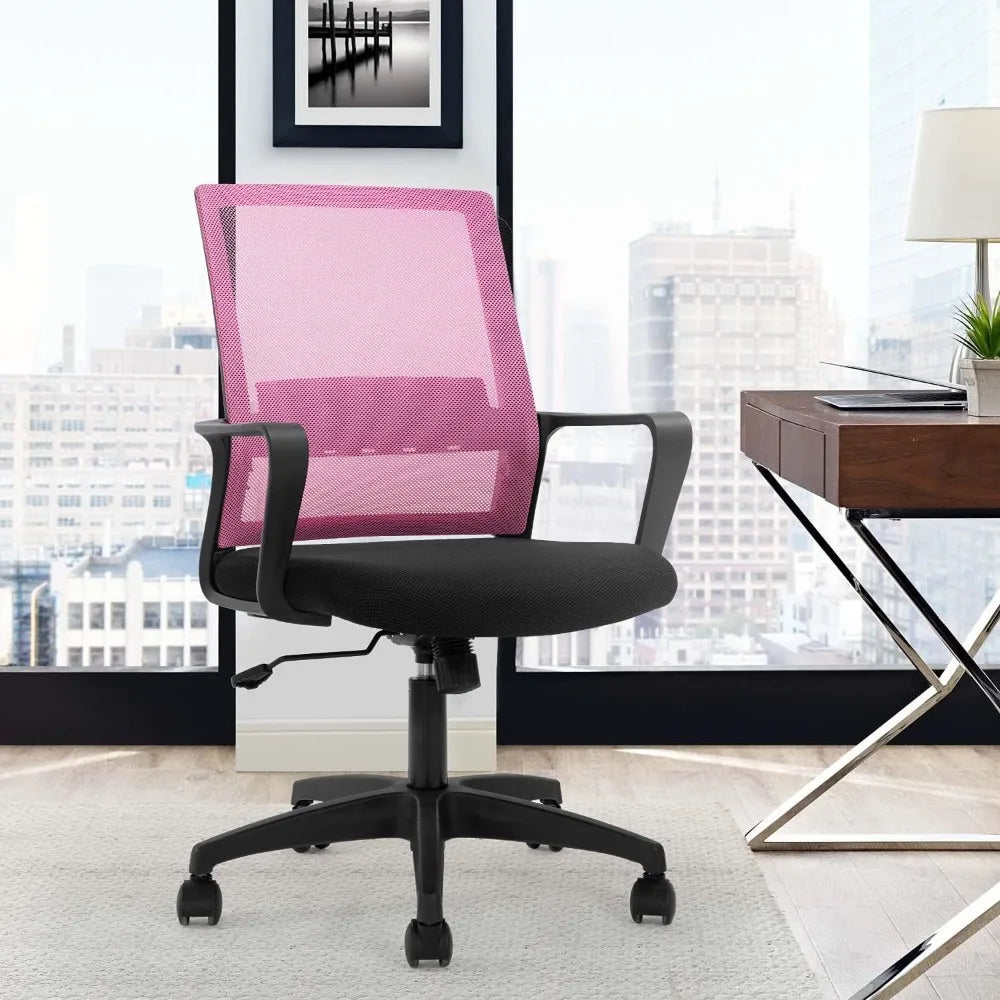 Office Chair with Mid-Back Mesh