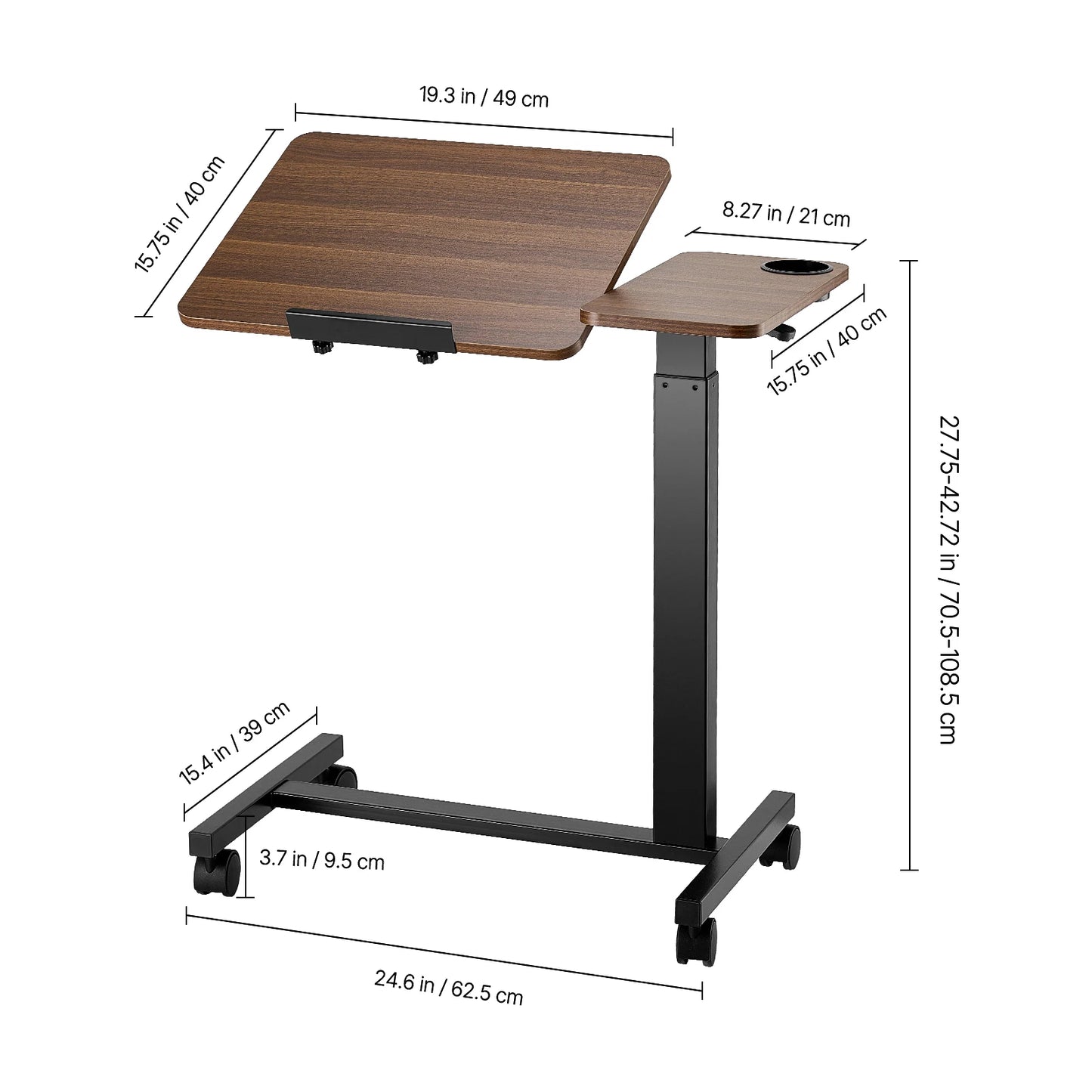 Height & Angle Adjustable Laptop Desk