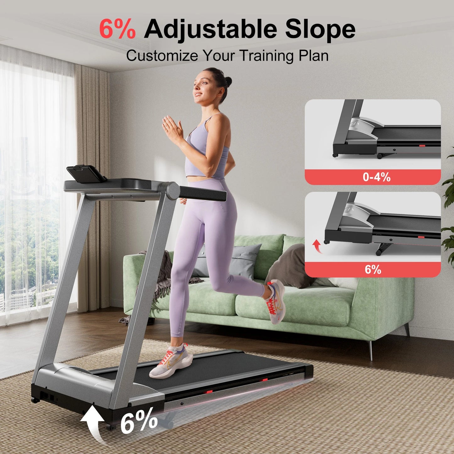 Foldable Incline Home Treadmill