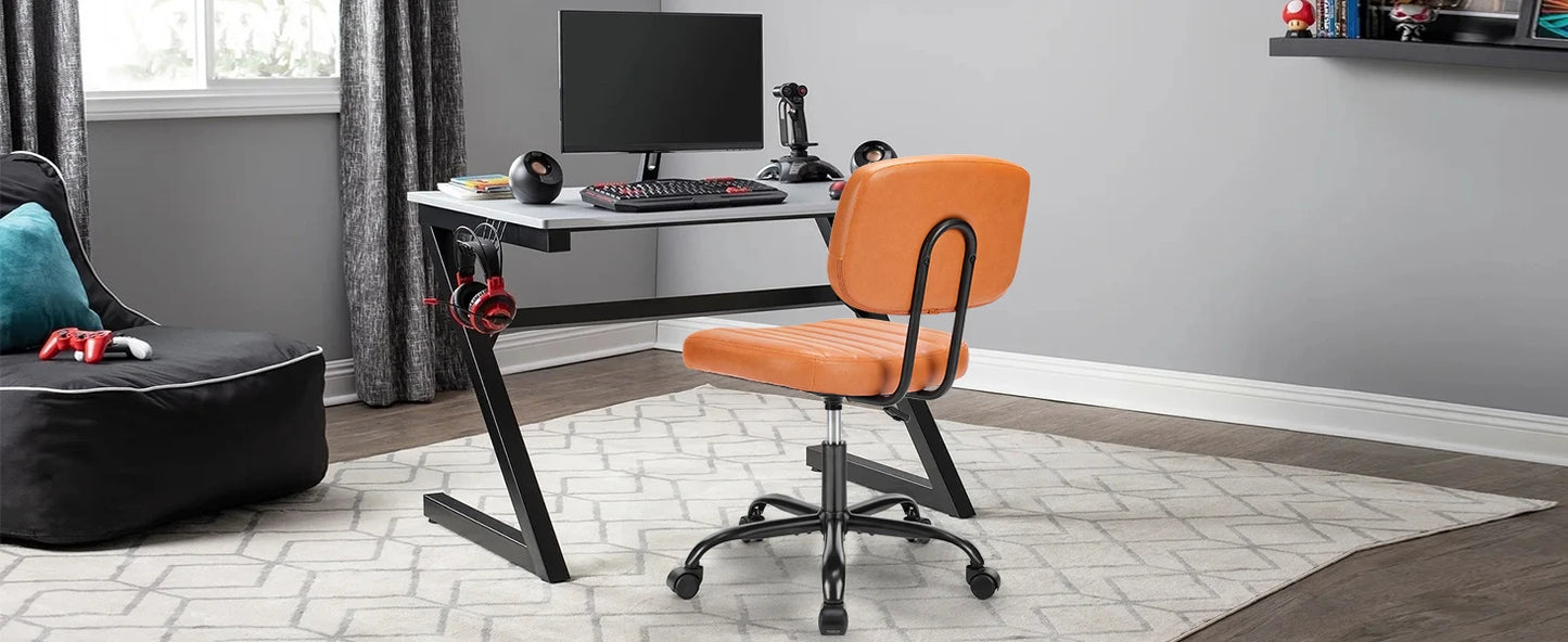 Armless Office Desk Chair