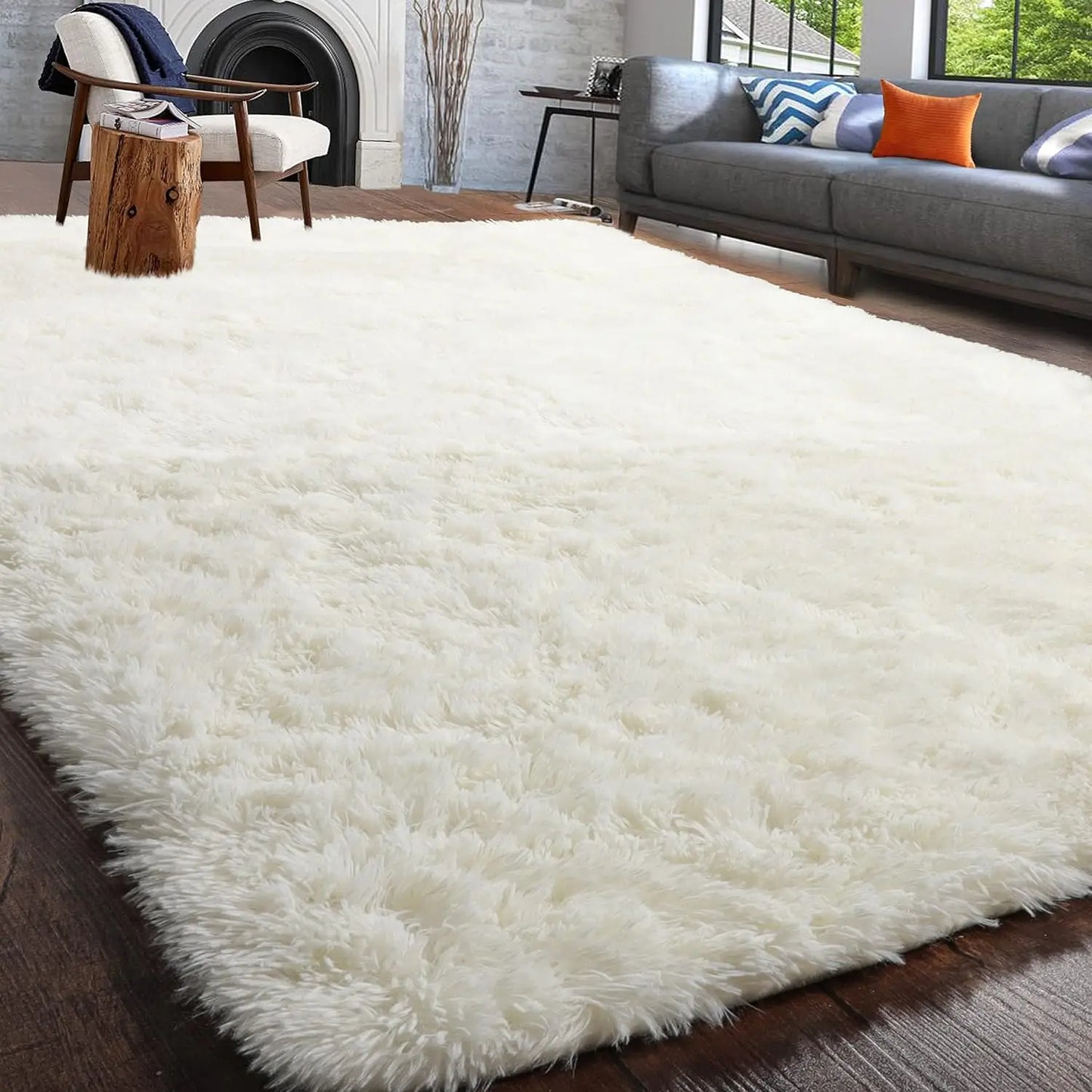Plush Fluffy Ultra Soft Indoor Modern Rugs