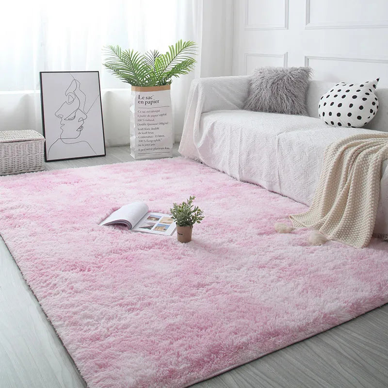 Fluffy Carpet Modern Home Decor Mats Thickened Non-Slip