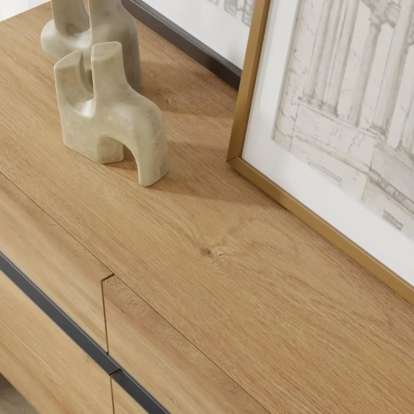 3 in 1 Entertainment Center TV Console with Storage Cabinets