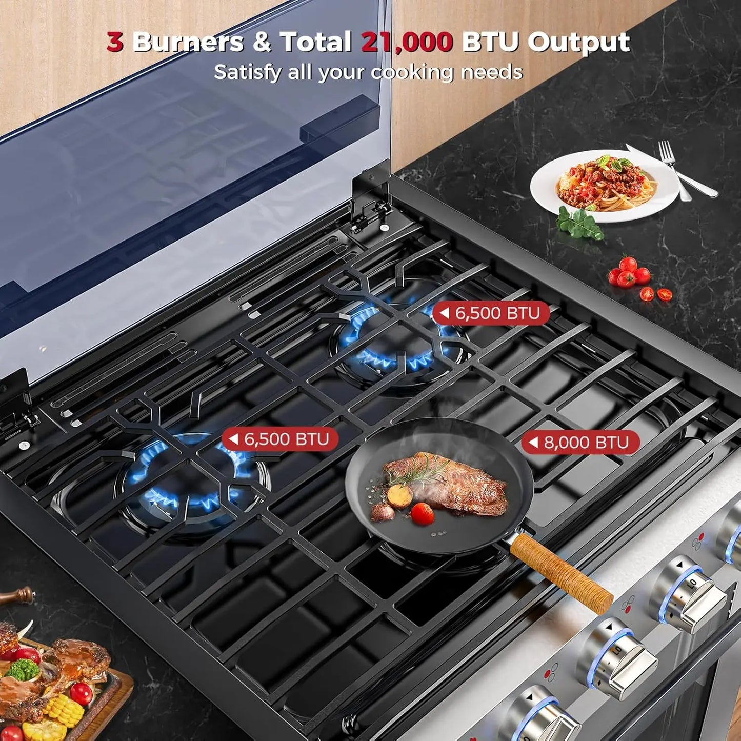 Propane Stove with Cook Top & Oven