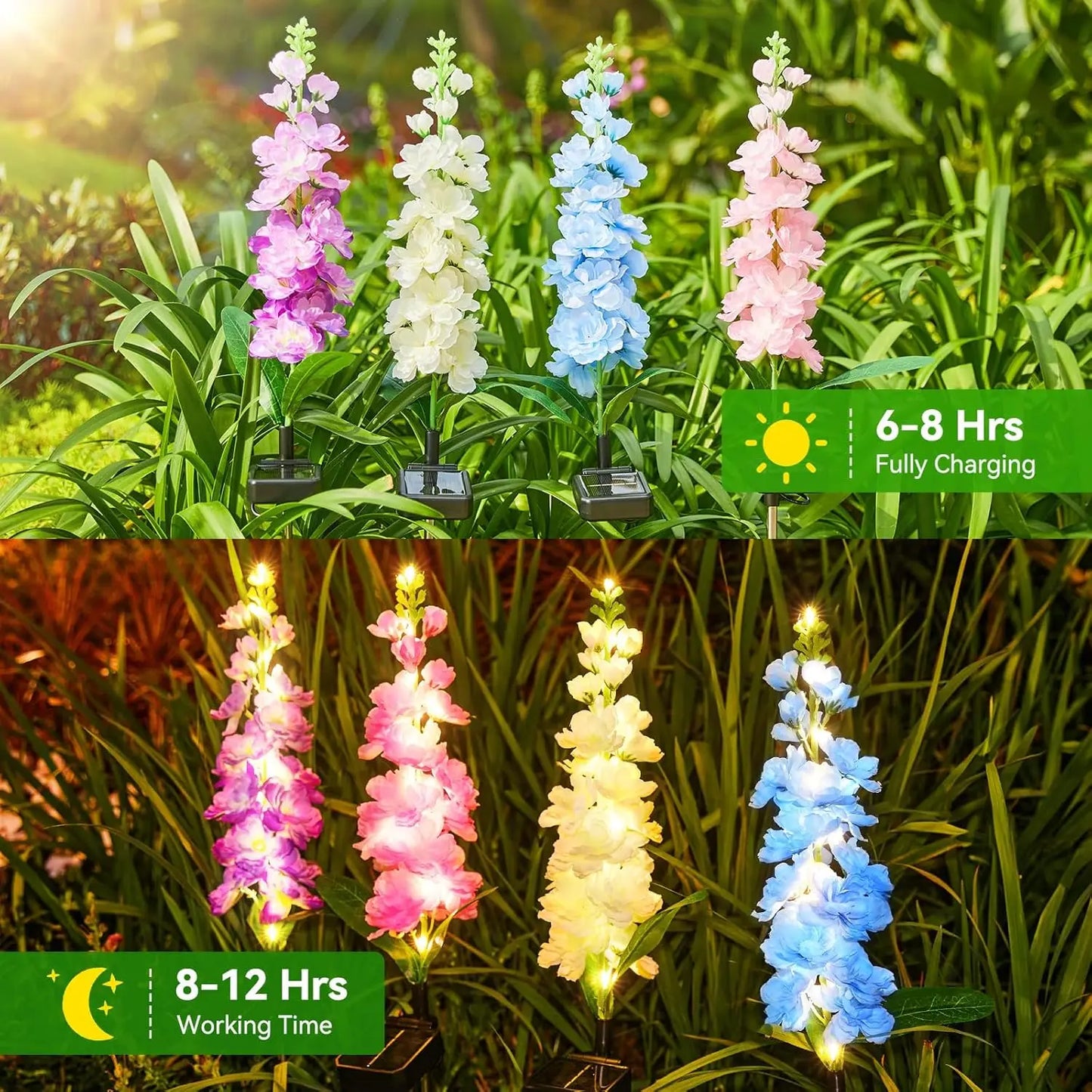 Outdoor Solar Flower Garden Lights