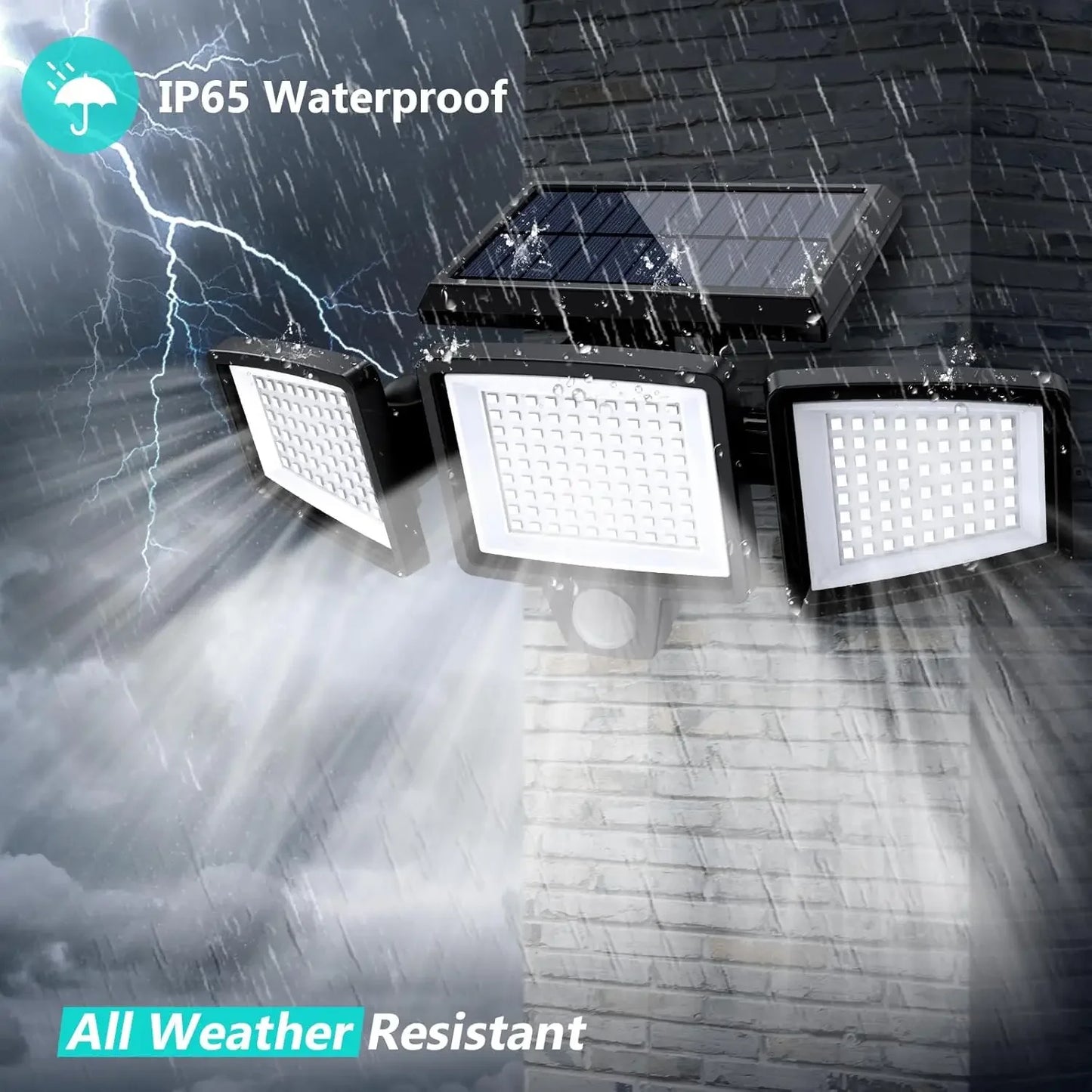 Outdoor Solar LED Lights with Sensors