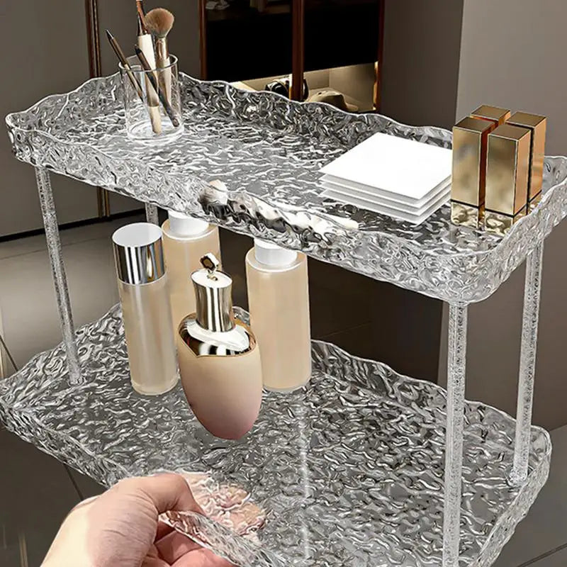 Bathroom Acrylic Vanity Storage Rack