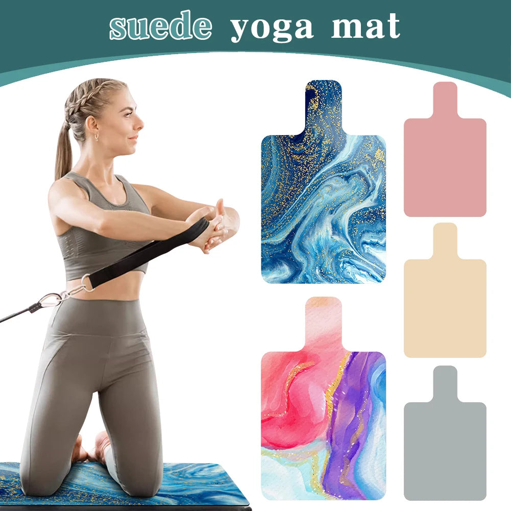 Pilates Suede Rubber Yoga Mat