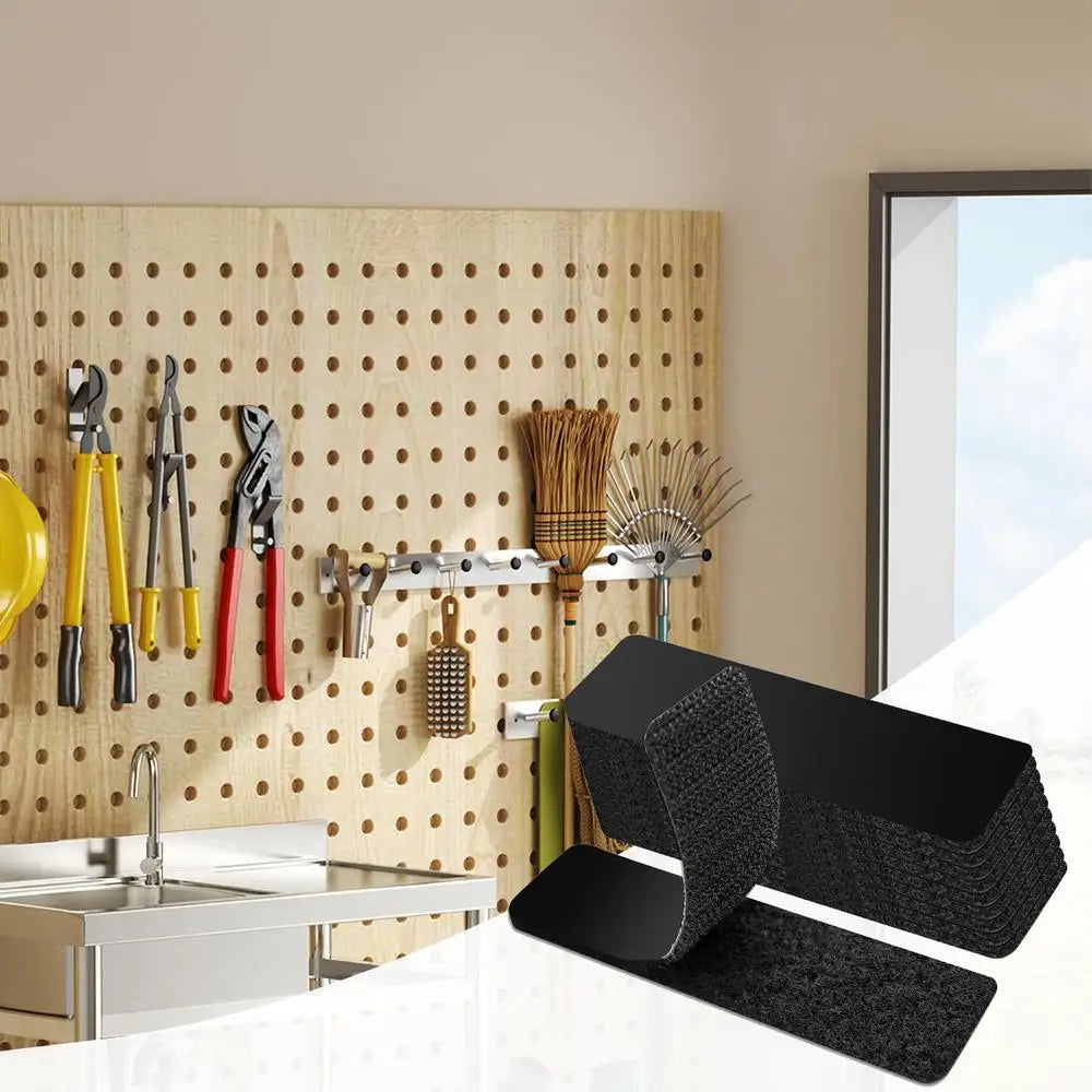 Heavy Duty Double Sided Tape Self-Adhesive Hook And Loop Strips