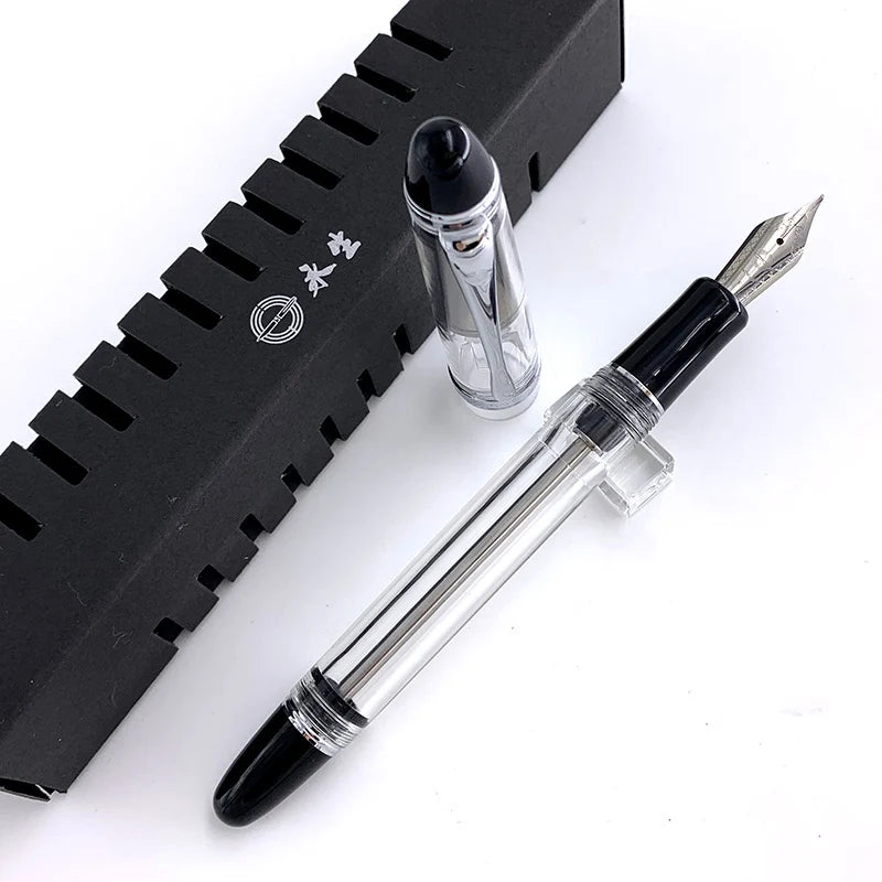 Translucent White Fountain Pen Vacuum Filling Fountain-Pen