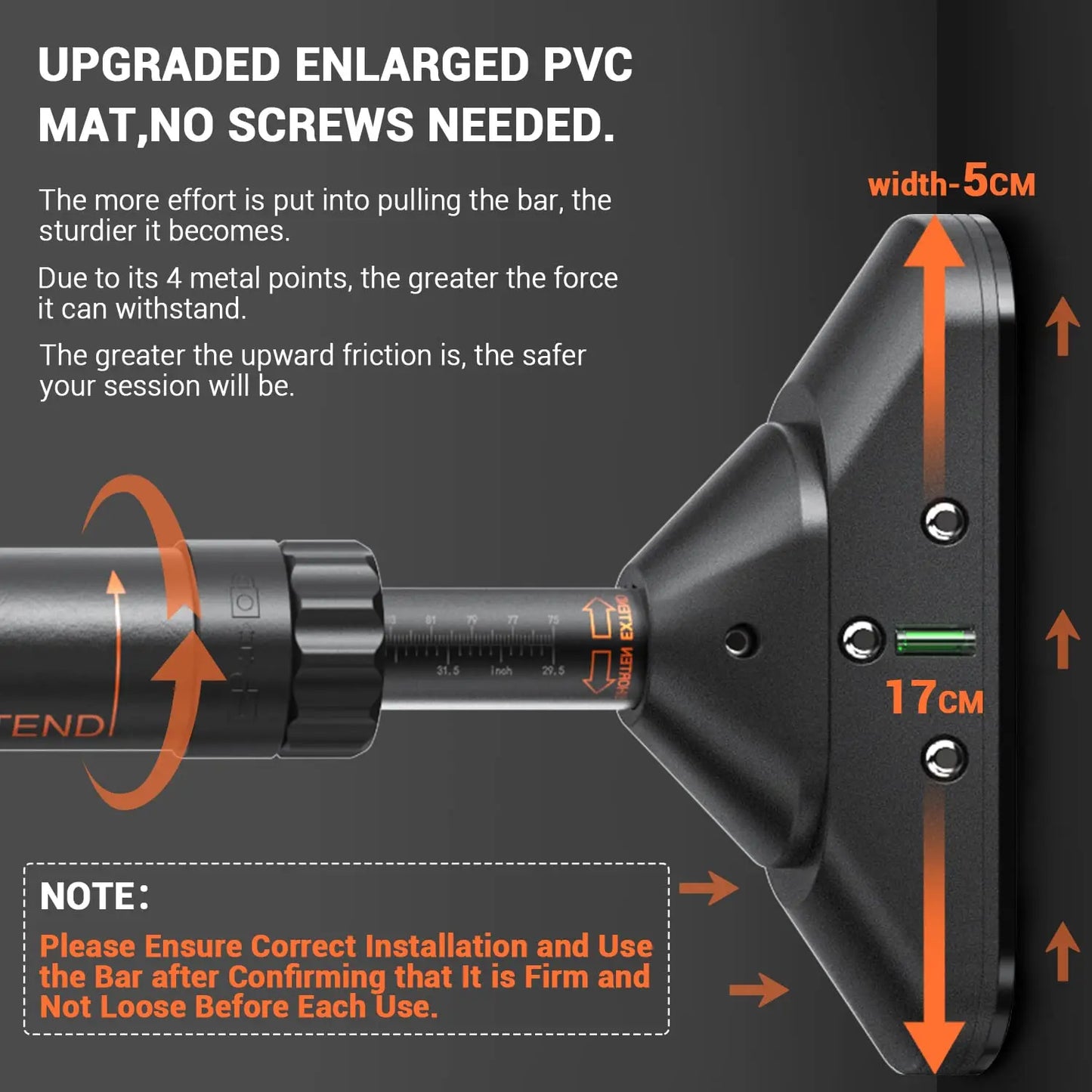Indoor Home Pull Up Bar Strength Training