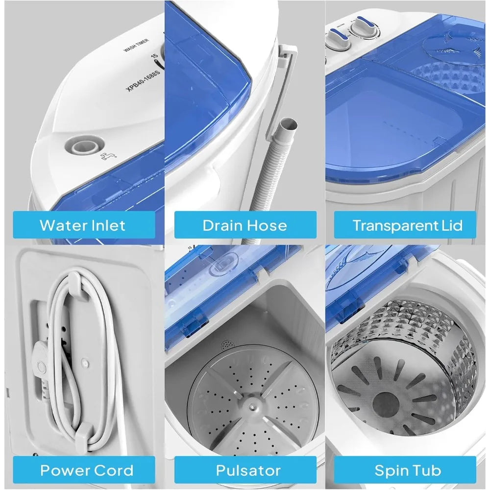 Portable Electric Washer and Dryer Combo