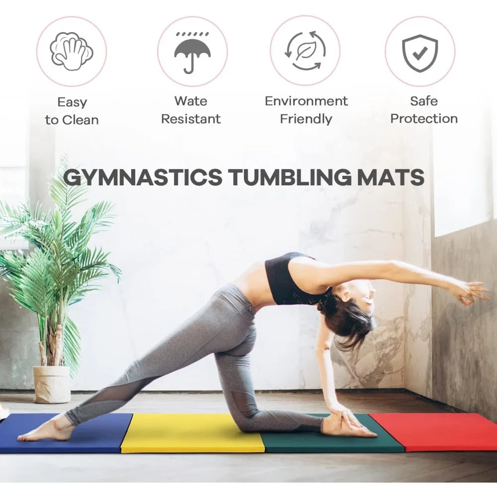 4 Panel Folding Exercise Mat