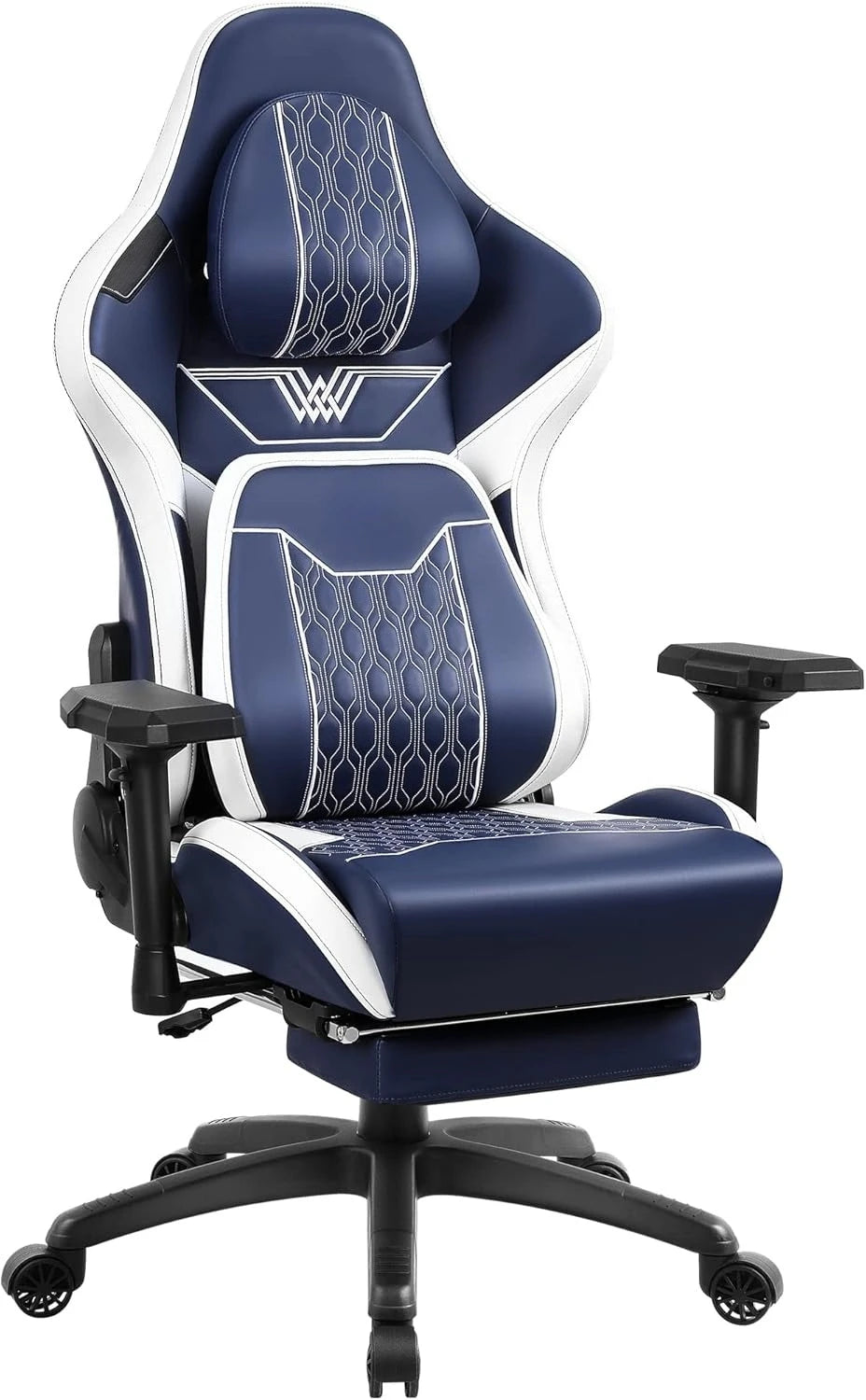 Big and Tall Gaming Chair with Footrest