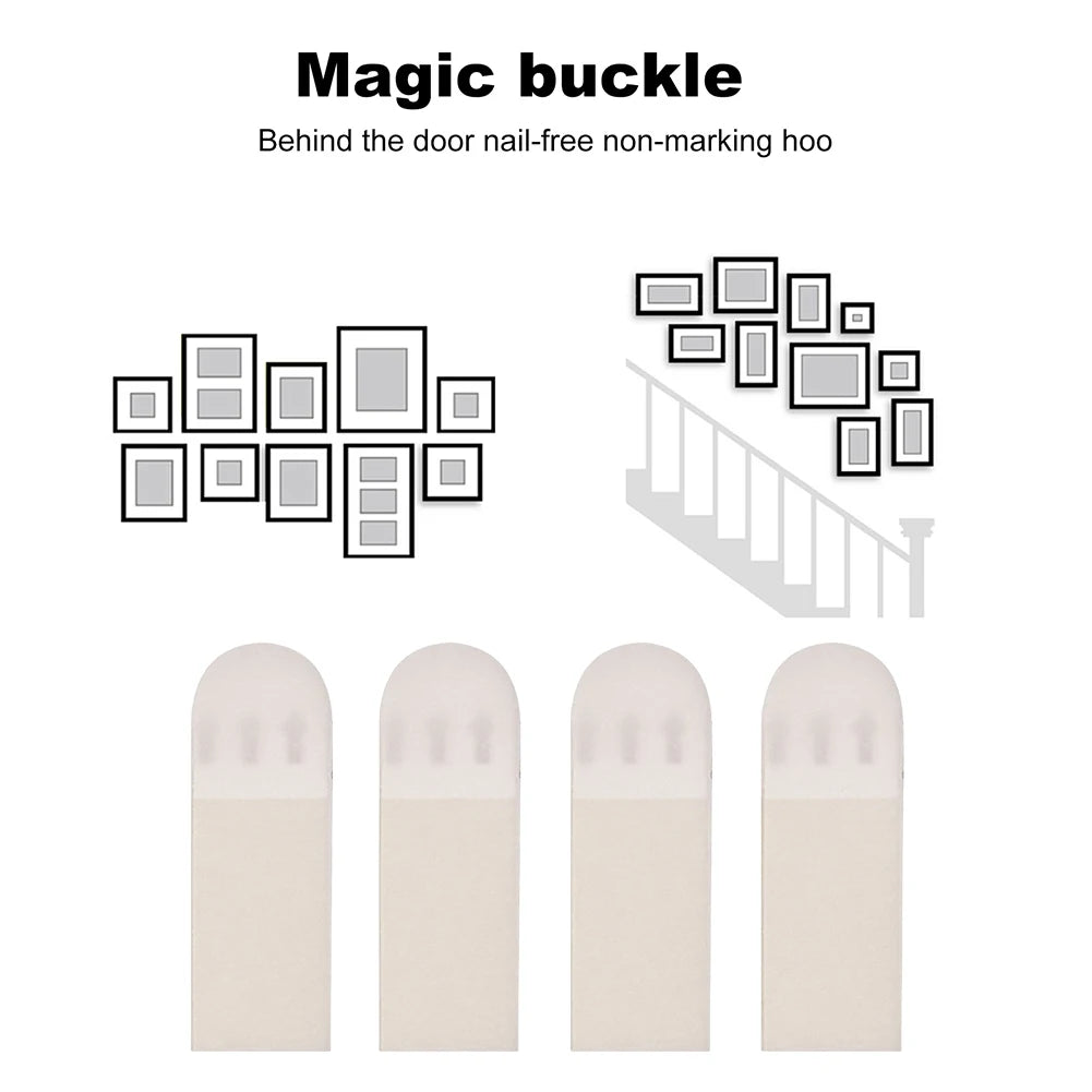 White Tape Damage-Free Picture and Frame Hanging Strips