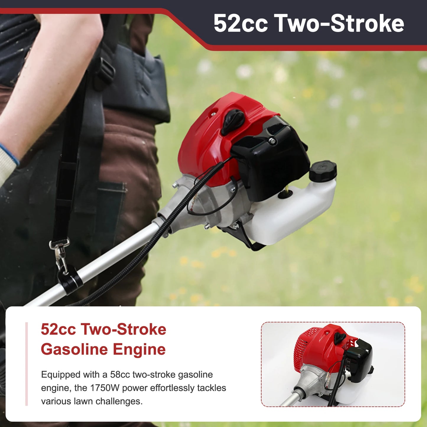 Weed Wacker 2-Stroke Gas Grass Trimmer