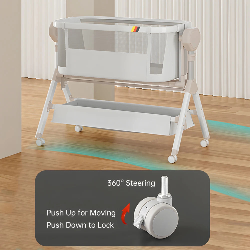 Portable Travel Crib Rocking Baby Bassinet
