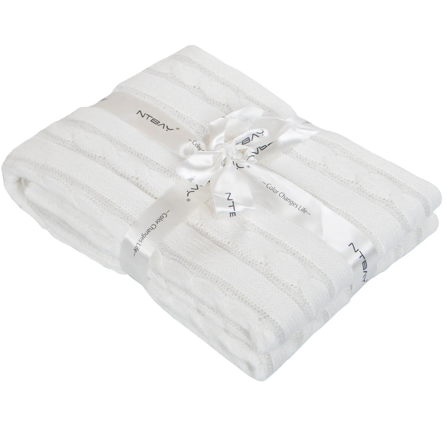 Cable Knit Baby Blanket